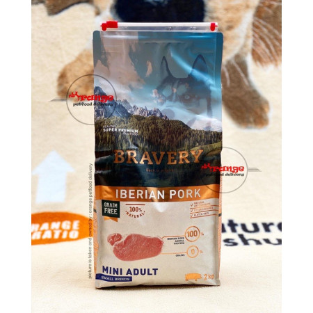MINI ADULT IBERIAN PORK small breed 2 kg - grain free dog food makanan anjing SPAIN