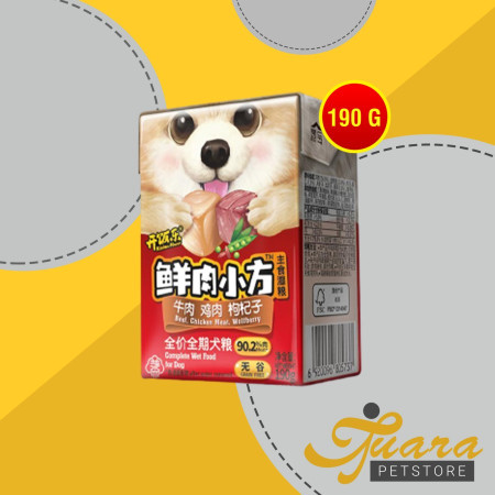 Kitchen Flavour Dog Food Wet Makanan Basah Anjing 190 Gram