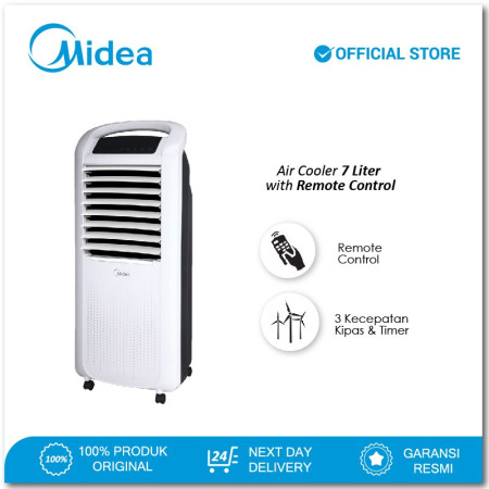 Midea Air Cooler 7 Liter - AC200-W - 3 In 1 Cooler-Purifier-Humidifier