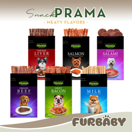Snack/Cemilan Anjing/Dog Treats Prama Delicacy Meat Variant 70gr