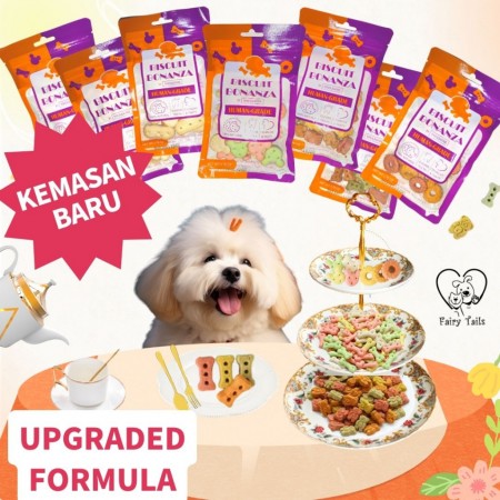 Snack Kalsium Biskuit Anjing Treat Stick Cemilan Sehat Dari Daging Buah Susu