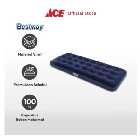 Ace - Bestway 185x76x22 Cm Kasur Angin Comfort Quest Single - Biru