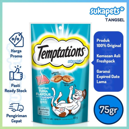 Temptations Tempting Tuna Snack Camilan Kucing 85gr