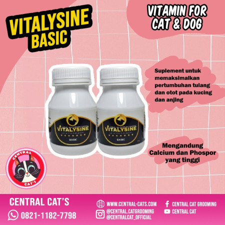 Vitalysine Basic Vitamin Kucing dan Anjing