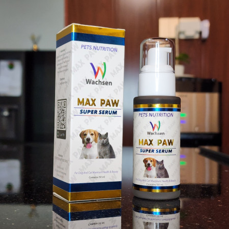 Max Paw Vitamin Kucing Anjing Sakit Napsu Makan Bulu Rontok Bulu Kusm - 50ml