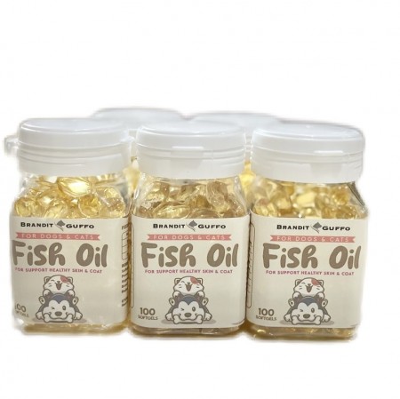 Fish oil vitamin minyak ikan anjing kucing cat dog pet vitamin bulu