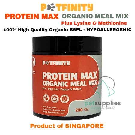 Vitamin Anjing Kucing Petfinity PROTEIN MAX Organic Meal Mix