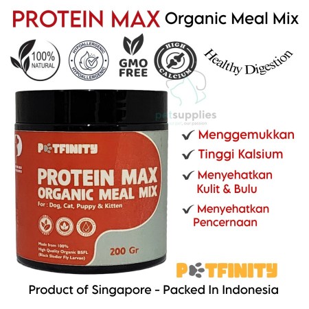 Vitamin Anjing Kucing Petfinity PROTEIN MAX Organic Meal Mix
