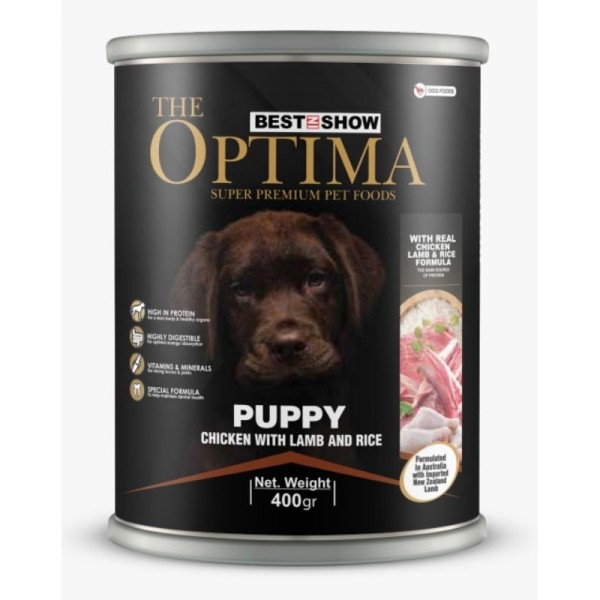 Optima Can Dog Food 400gr For Puppy