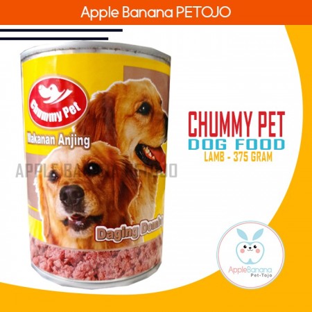 Makanan Anjing CHUMMY PET BEEF/LAMB Dog Food Kaleng 375 Gram