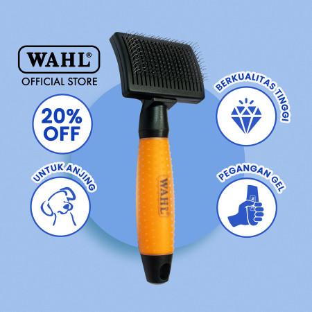 Wahl Dog Self Cleaning Slicker Brush – Sisir Anjing, Alat Grooming - Large