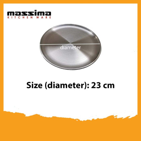 Stainless Steel Plate 23cm Piring Stainless Steel 23 cm