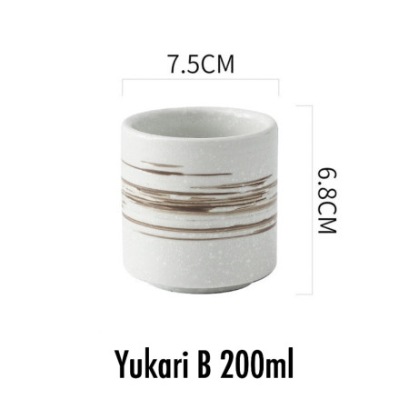 JAPAN Series Ocha Cup gelas minum keramik motif jepang