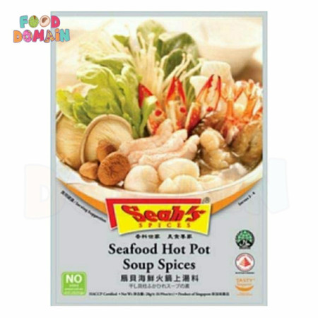 Seah Seafood Hot Pot Soup Spices 28g - Bumbu Kuah Seafood Hot Pot