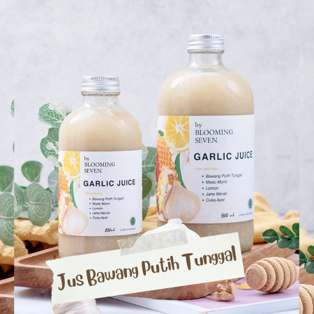 Jus Bawang Putih Tunggal Jahe Lemon Madu / Garlic Juice - 500 ml
