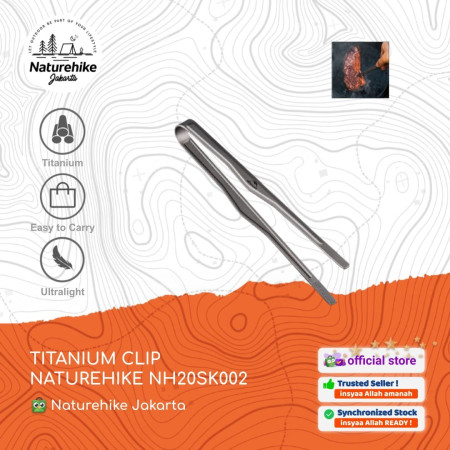 TITANIUM CLIP NATUREHIKE NH20SK002 SUMPIT ALAT MASAK - NH20SK002