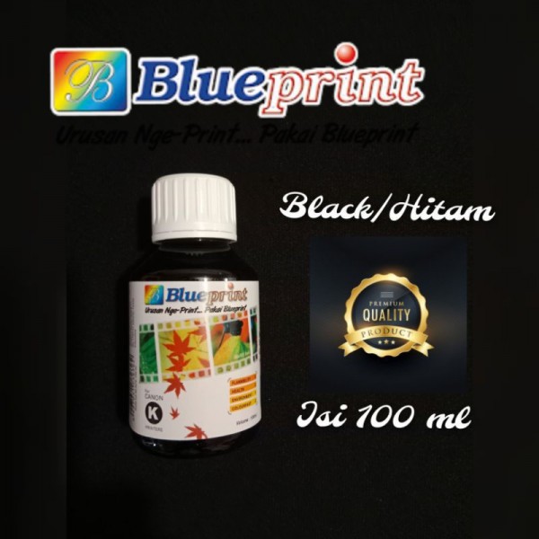 T!nta blueprin untuk printer canon hitam (premium) 100ml