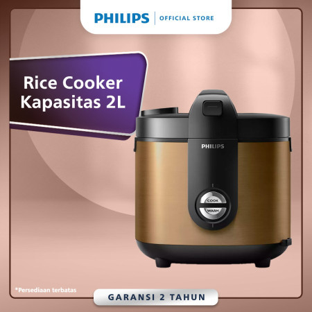 Philips Rice Cooker 2L - Premium Plus Gold HD3138/34