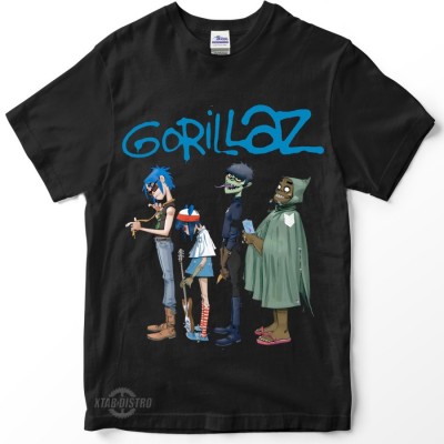 Kaos band GORILLAZ CLINT EASTWOOD Premium tshirt gorillaz