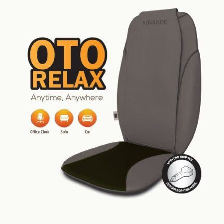 ADVANCE - Oto Relax - Grey (M201) Kursi Pijat Refleksi Mobil Portable