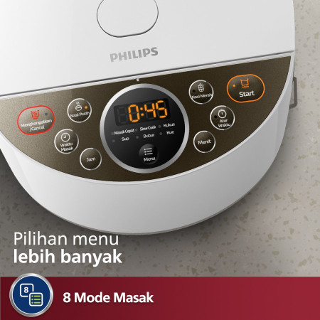Philips Digital Rice Cooker 1.8L - Fuzzy Logic Bakuhanseki HD4515/33