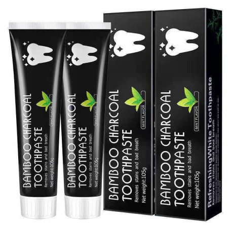 Bamboo Charcoal Toothpaste Odol Pasta Gigi Pemutih Gigi Kuning Ampuh