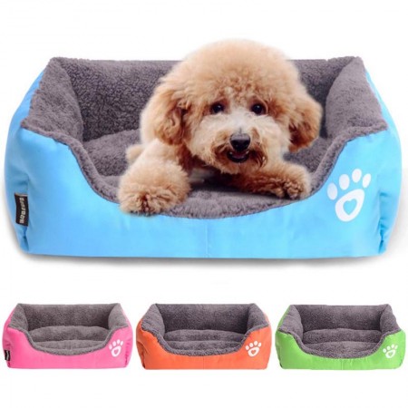 Kasur Tempat Tidur hewan Anjing peiharaan Soft Warm Dog Bed Size M