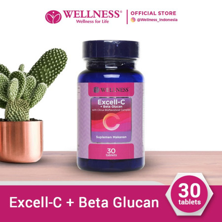 Wellness Excell-C Betaglucan [30 Tablets]
