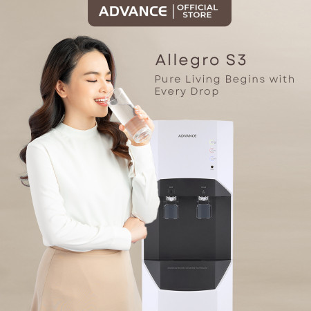 ADVANCE - Reverse Osmosis Allegro S3 Water Purifier (WS8837) Black
