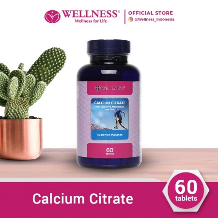 Wellness Calcium Citrate [60 Tablets]
