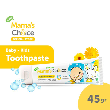 Pasta Gigi Bayi dan Anak - Baby & Kids Toothpaste Mama's Choice - Bubble Gum