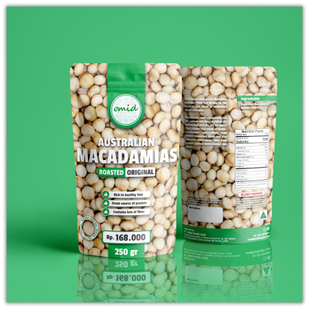 Roasted Macadamia Nuts (Kacang Macadamia Panggang) 250gr