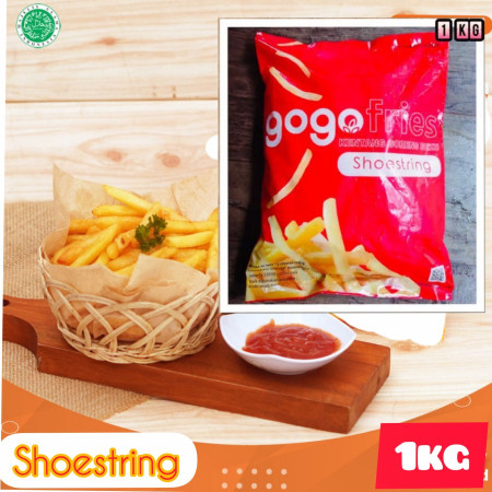 Kentang Shoestring Gogo 1kg Fresh Food Olahan