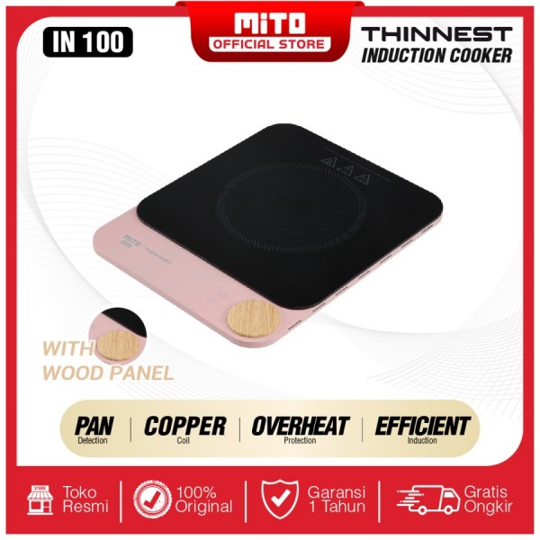 Mito Induction Cooker IN100 - NEW 2022- Pink