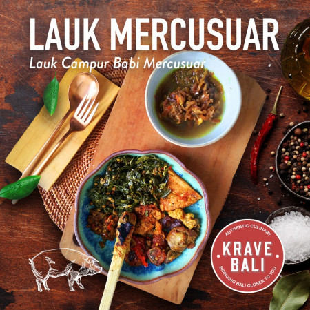 Lauk Campur Babi Mercusuar - Makanan Khas Bali - Krave Bali