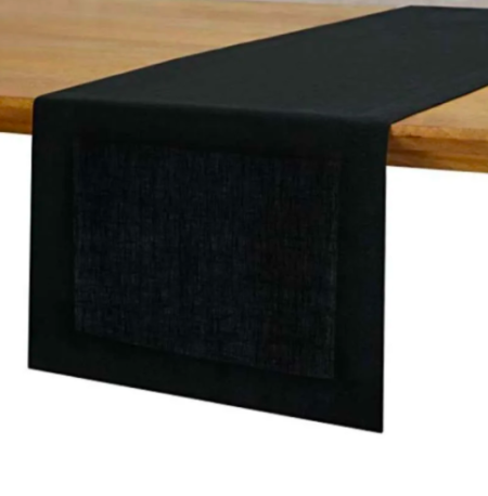 D'Moksha Homes 100% Pure Linen Hemmed Table Runner - 4 x 72 Inch
