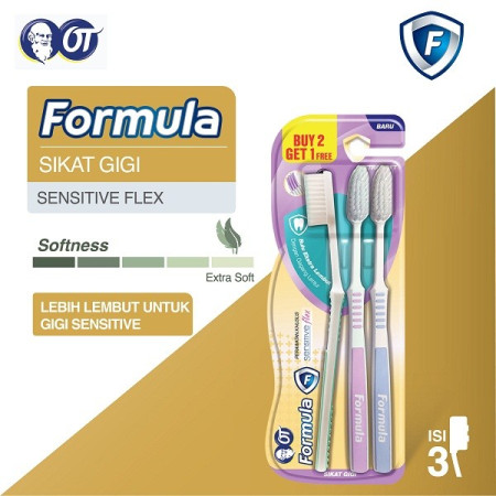 Formula Sikat Gigi Sensitive Flex Pack (3 PCS)