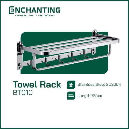 Enchanting Towel Shelf / Rak Gantungan Handuk Dinding - BT002 - BT010
