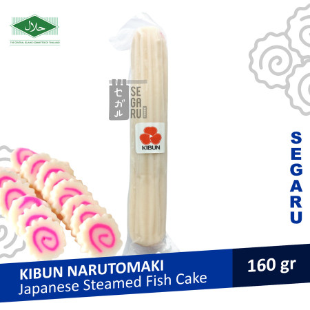 Kibun Narutomaki | Fish Cake Jepang Halal | Topping Ramen Udon 160 gr