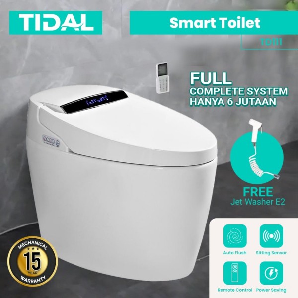 Smart Toilet Kloset Duduk Automatic System Tidal TD111
