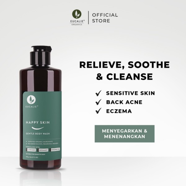 Eucalie Organic Gentle Body Wash - Happy Skin - 190 ML