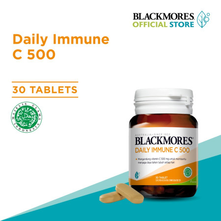 Blackmores Daily Immune C 500mg Membantu Jaga Daya Tahan Tubuh (30)
