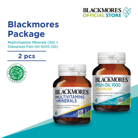 Blackmores Multivitamins+Minerals (30) + Blackmores Odourless Fish Oil
