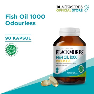 Blackmores Odourless Fish Oil 1000 Membantu Memelihara Kesehatan (90)