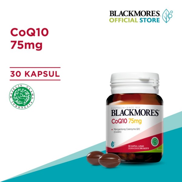 Blackmores CoQ10 CoenzymeQ10 Nutrisi Yang Dibutuhkan Sel Tubuh (30)