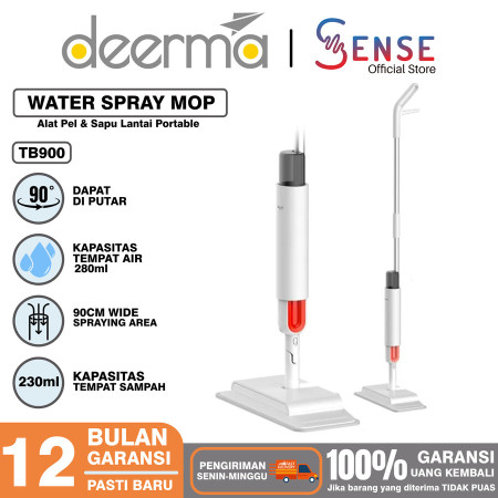 Deerma Microfiber Cloth Refill Kain Pel Spray Mop Pembersih Lantai - TB900 PEL+SAPU