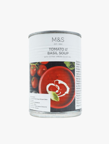 Makanan Instan Kaleng - Tomato and Basil Soup - 400 gram
