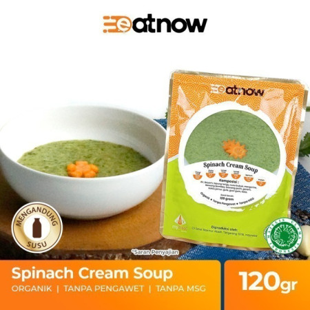 EatNow Cream Soup - Makanan Siap Makan - Spinach