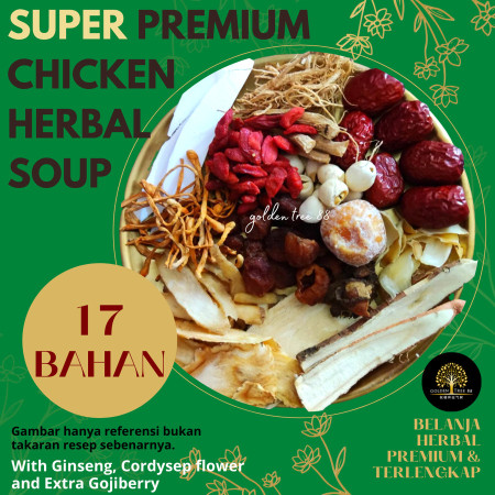 Super Tim Ayam Ginseng Terlengkap 17 Bahan Ciapo Chicken Herbal Soup