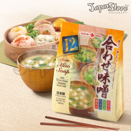 [Value Pack] Hikari Instant Miso Soup Original [12 Porsi 4 Toping]
